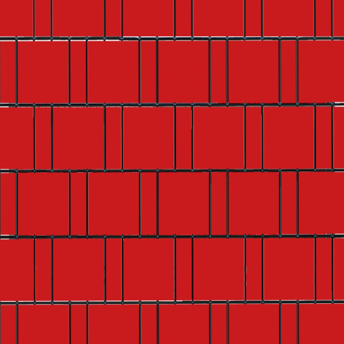 Fiery Red, Rot (4456) - Sichtschutzstreifen