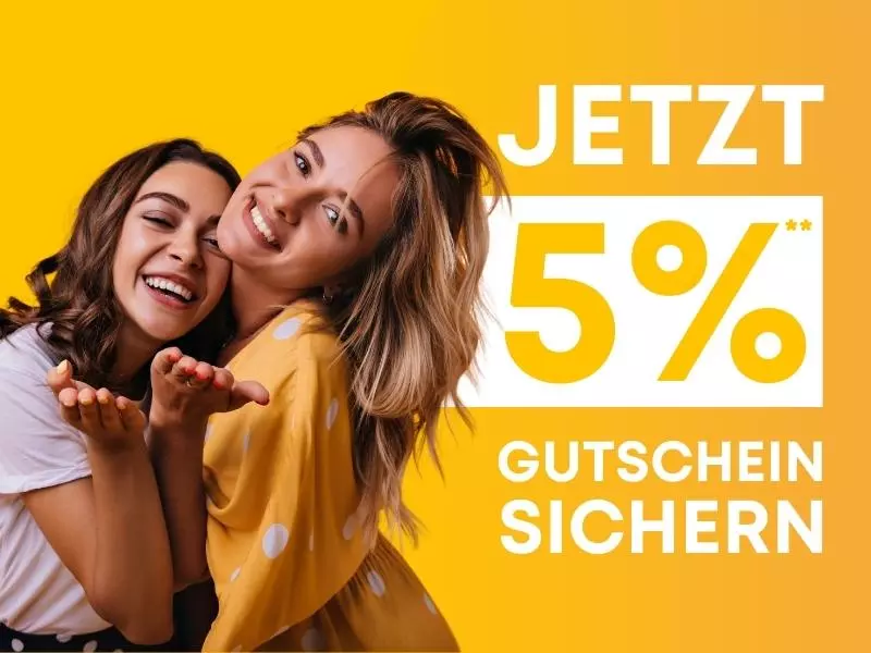 5% Rabatt auf das gesamte Sortiment