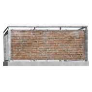 Steinwand (3128) - Balkonsichtschutz