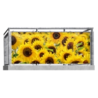 Sonnenblumen (3234) - Balkonsichtschutz