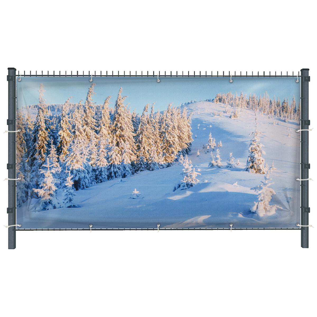 Winterlandschaft (4069) - Sichtschutz in Wunschgröße