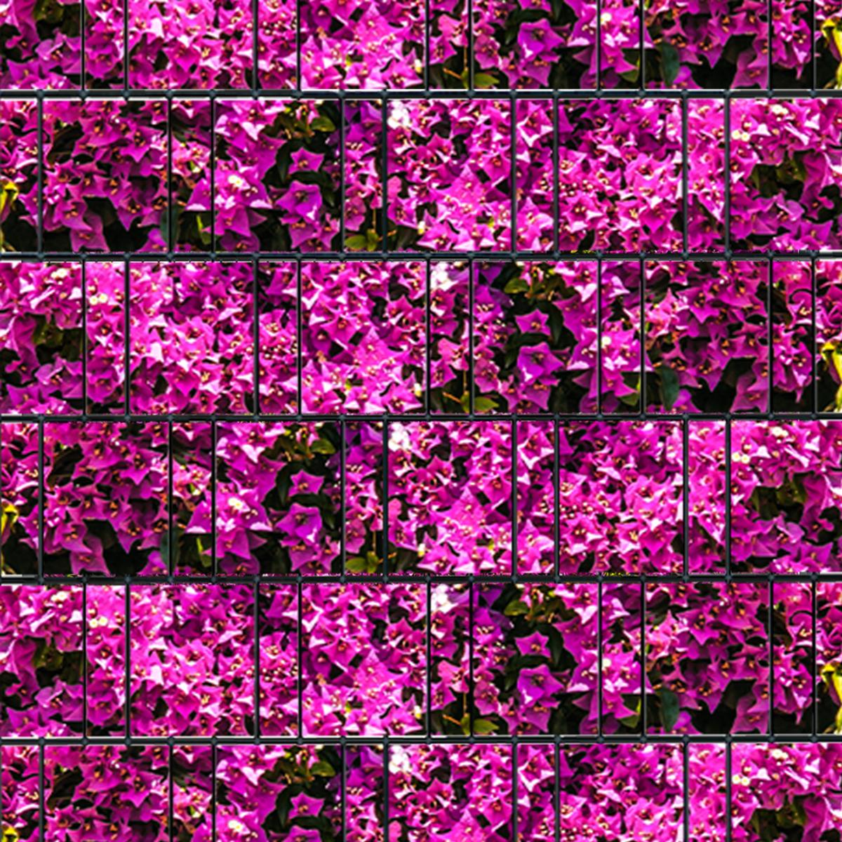 Blumen (4452) - Sichtschutzstreifen inkl. Clips