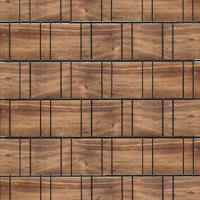 Holzwand (4445) - Sichtschutzstreifen inkl. Clips