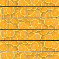Orangen (4453) - Sichtschutzstreifen inkl. Clips