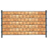 Holzwand (4443) - Sichtschutzstreifen inkl. Clips
