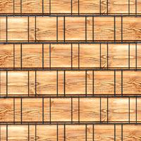 Holzwand (4443) - Sichtschutzstreifen inkl. Clips