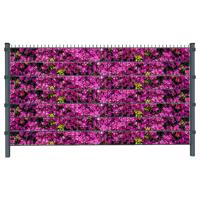 Blumen (4452) - Sichtschutzstreifen inkl. Clips