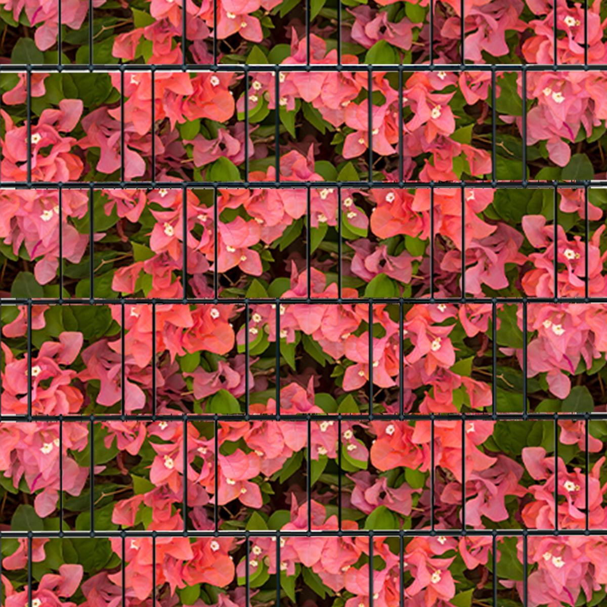 Blumen (4451) - Sichtschutzstreifen inkl. Clips