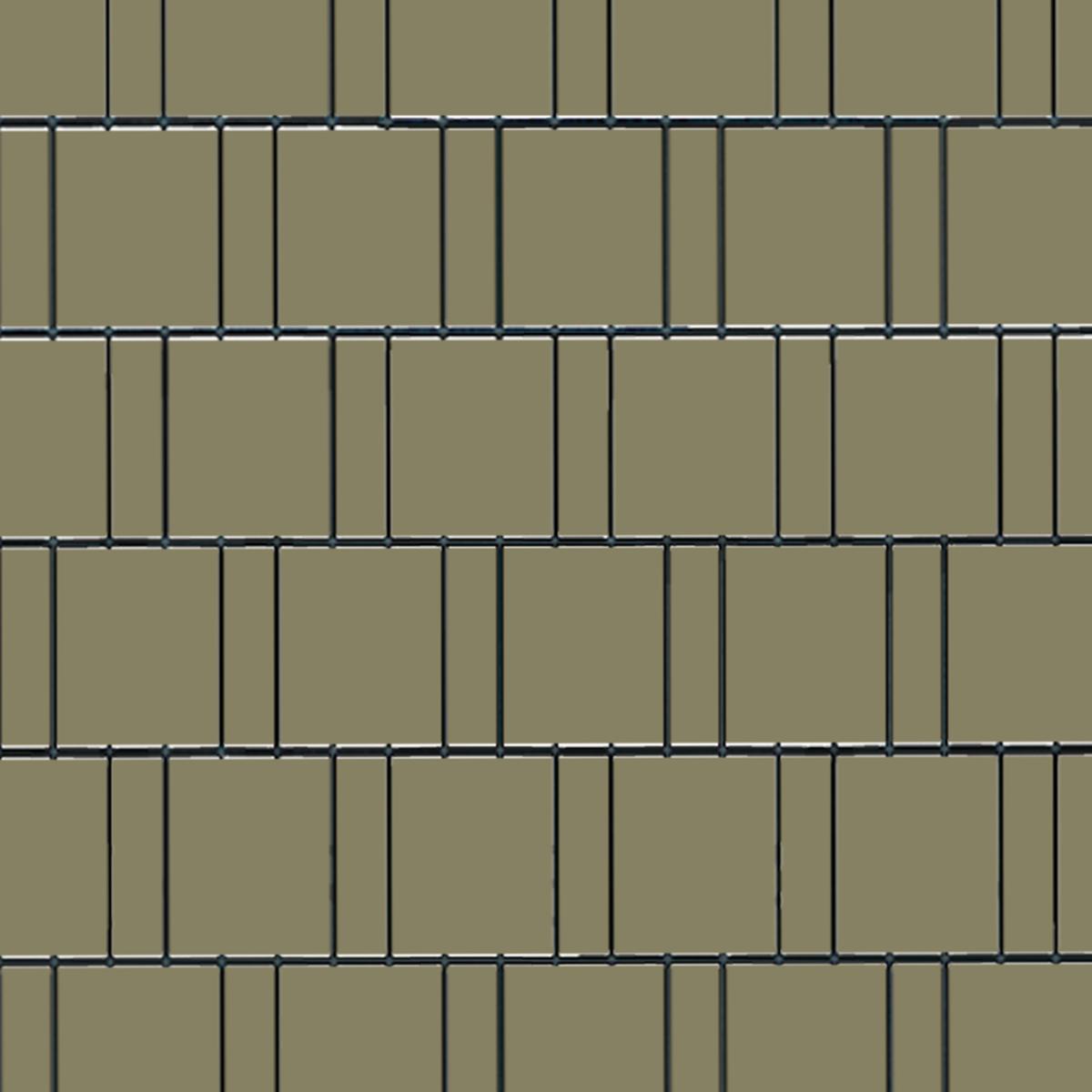 Leek Green, Grün (4469) - Sichtschutzstreifen inkl. Clips