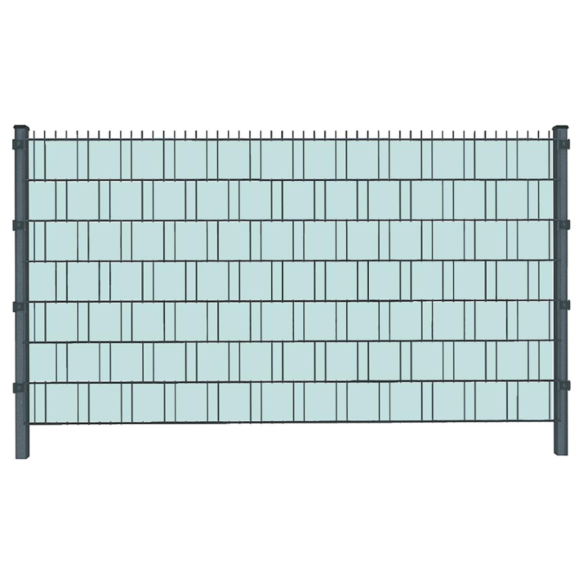 Skylight, Aqua (4466) - Sichtschutzstreifen inkl. Clips