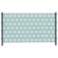 Skylight, Aqua (4466) - Sichtschutzstreifen inkl. Clips