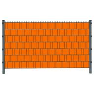 Tangelo, Orange (4458) - Sichtschutzstreifen inkl. Clips