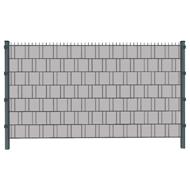 Gray Lilac, Grau (4468) - Sichtschutzstreifen inkl. Clips