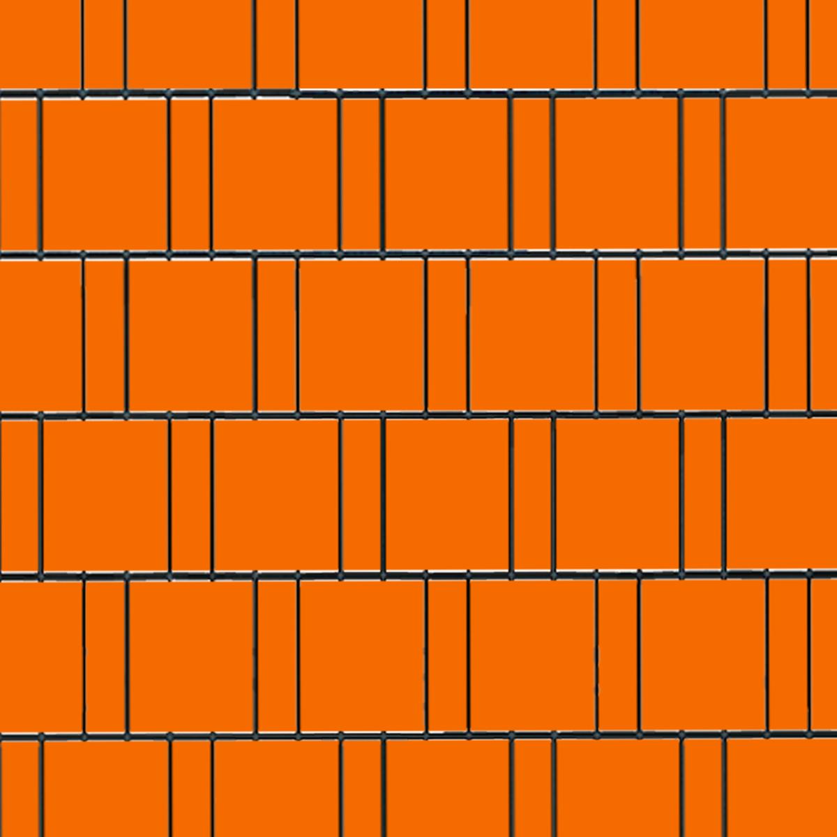 Tangelo, Orange (4458) - Sichtschutzstreifen inkl. Clips