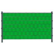 Classic Green, Grün (4462) - Sichtschutzstreifen inkl. Clips