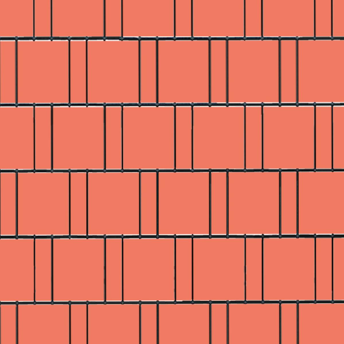 Peach Pink, Pfirsich (4459) - Sichtschutzstreifen inkl. Clips