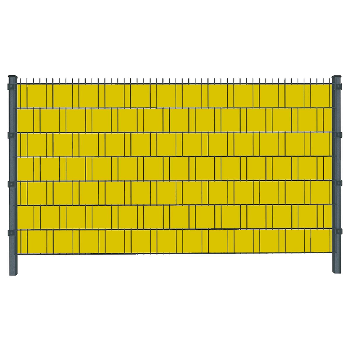 Empire Yellow, Gelb (4460) - Sichtschutzstreifen inkl. Clips