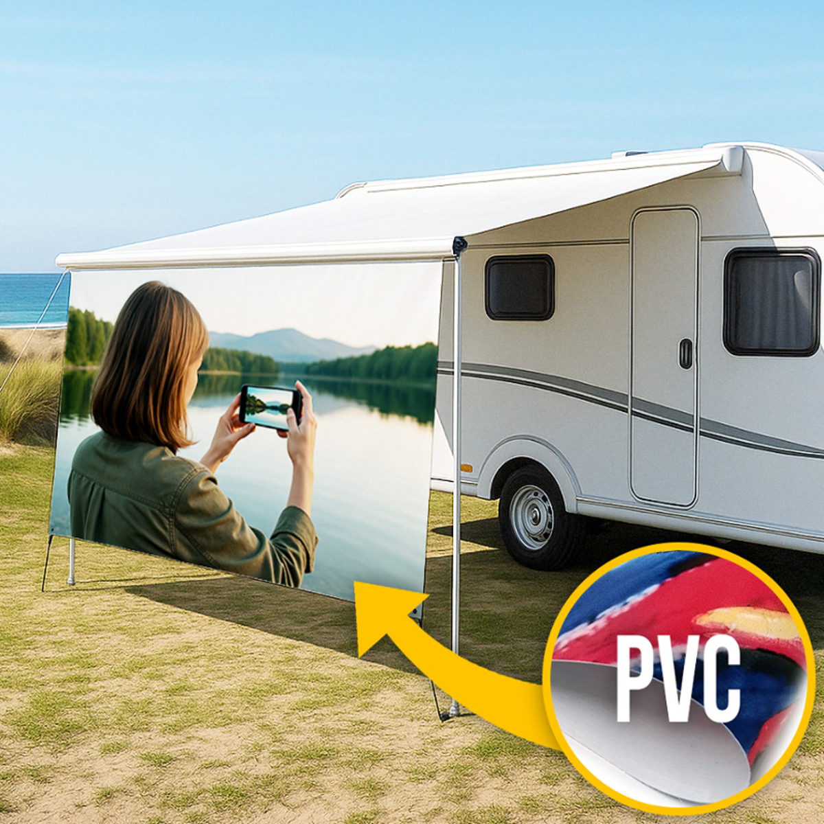 Camping-Markise selbst gestalten, PVC