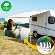 Camping-Markise selbst gestalten, Textil Aqua