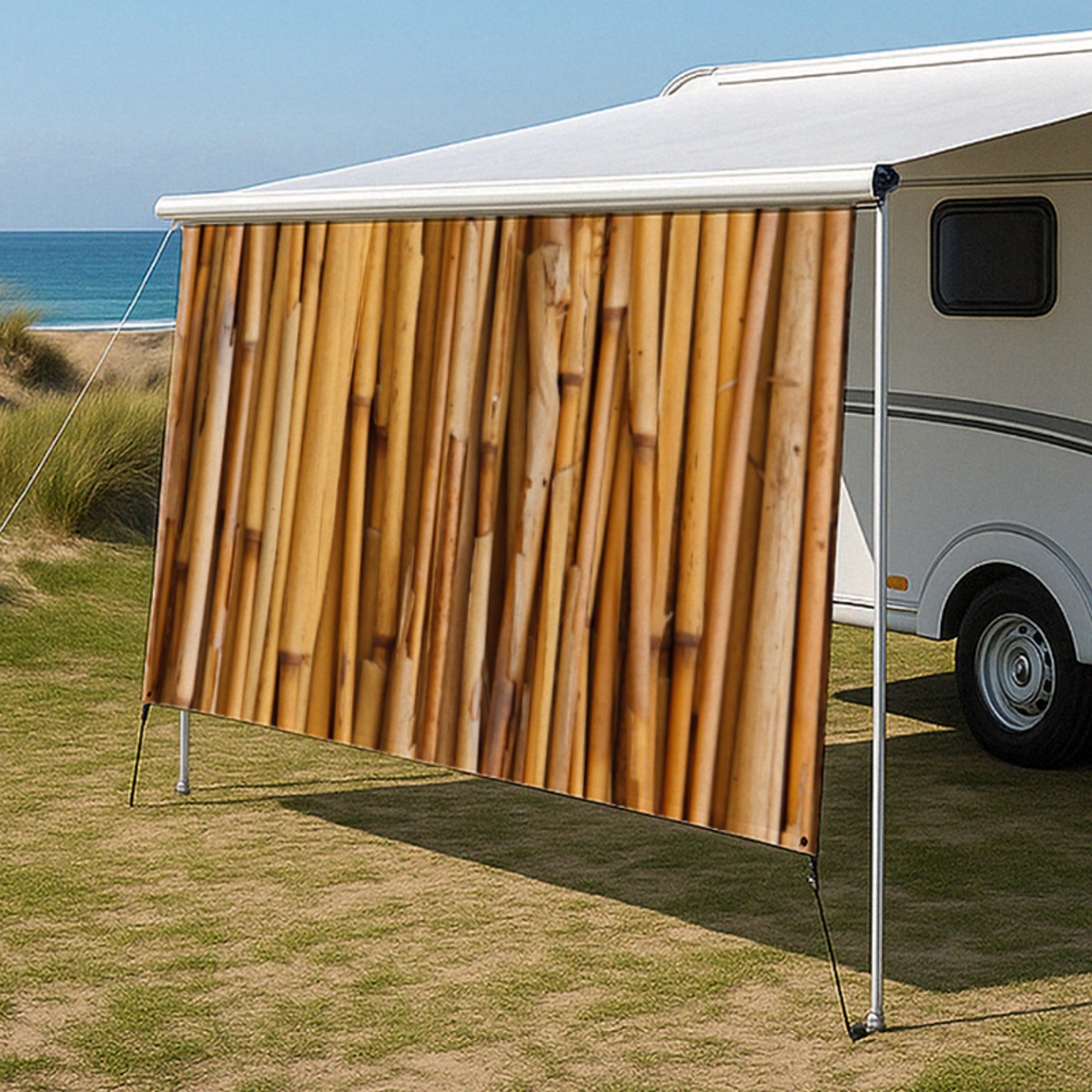 Bambus (3121) - Camping-Markise, Sonnenblende