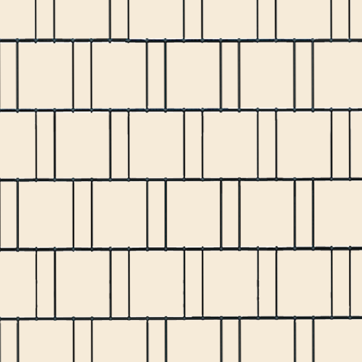 Creme (4480) - Sichtschutzstreifen inkl. Slips