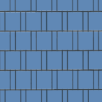 Jeansblau (4487) - Sichtschutzstreifen inkl. Slips