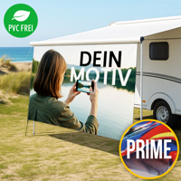 Camping-Markise selbst gestalten in Wunschgröße, Textil Prime