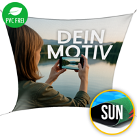 Sonnensegel selbst gestalten in Wunschgröße, Textil Sun