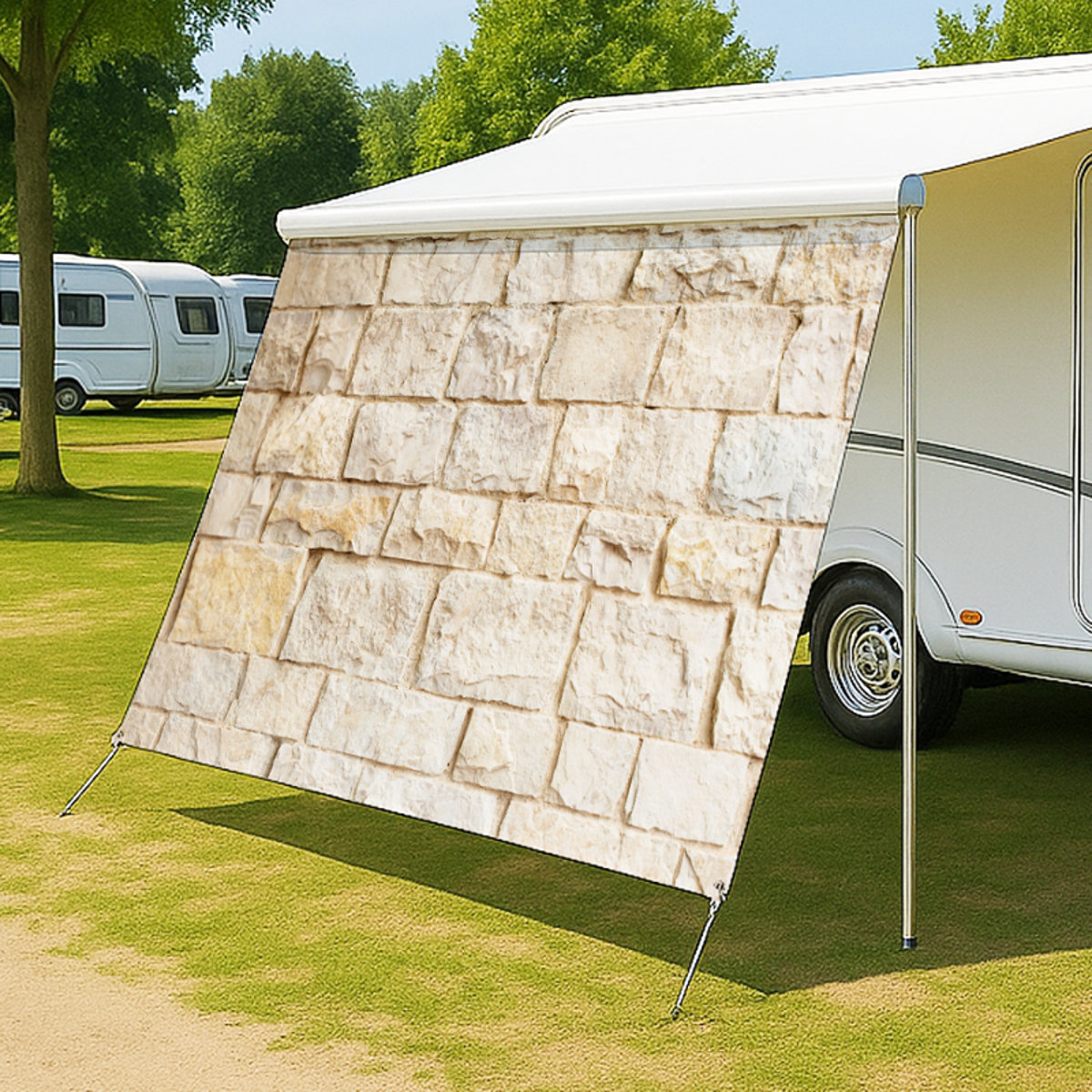 Steinwand (1629) - Camping-Markise, Sonnenblende