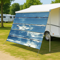 Holzwand (3151) - Camping-Markise, Sonnenblende