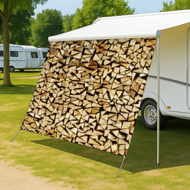 Holzstapel (3159) - Camping-Markise, Sonnenblende