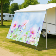 Blumen (3224) - Camping-Markise, Sonnenblende