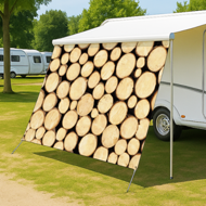 Holzstapel (3161) - Camping-Markise, Sonnenblende