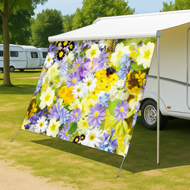 Blumen (3223) - Camping-Markise, Sonnenblende