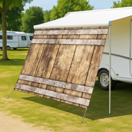 Holzwand (3158) - Camping-Markise, Sonnenblende